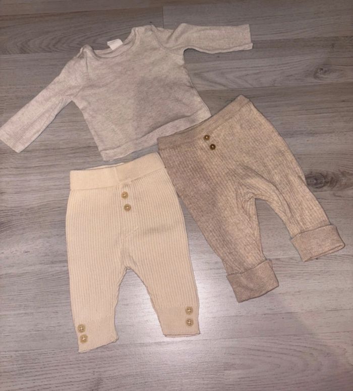 Tee shirt et leggings côtelé