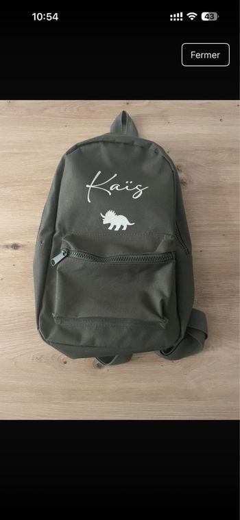 Sac à dos personnalisé 
