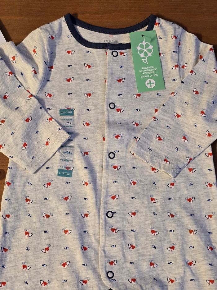 Neuf (non porté) 💙🤩😍🏷 superbe pyjama mi saison 12mois Garçon 💙🤩😍👍 - photo numéro 2