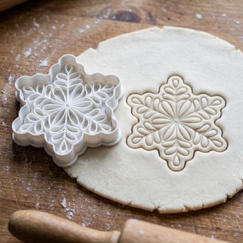 Emporte-pièce Flocon de neige détaillé pour biscuits sablés Noël Hiver