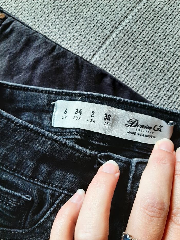 Lot de deux jeans noir - photo numéro 5