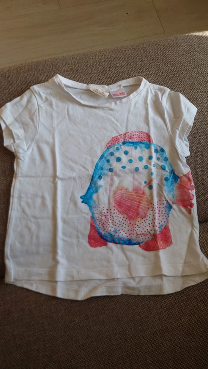 Tee shirt poisson Zara