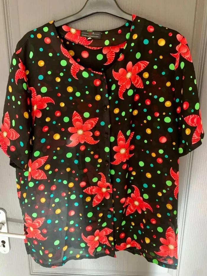 Chemise floral L - Zhe Jangouhai Garment Factory