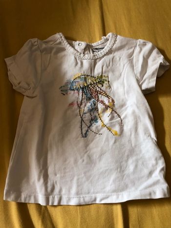 T shirt manches courtes fille 18 mois orchestra
