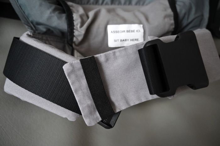 Porte-bébé Love Radius HoodieCarrier Flannel Grey 0-36+ - photo numéro 7
