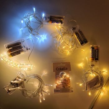 Lot de 7 guirlandes lumineuses led