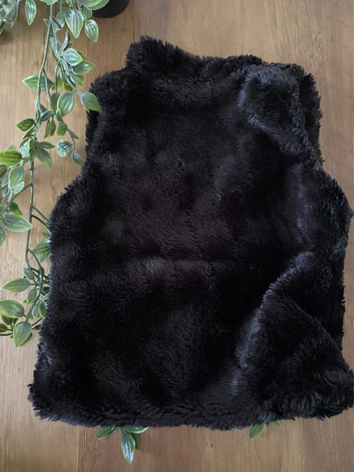 Gilet moumoute sans manches 4 ans - photo numéro 3