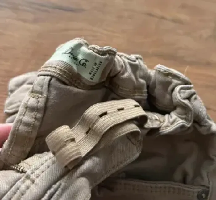 Jeans garçon 13-14 ans crème beige - photo numéro 3