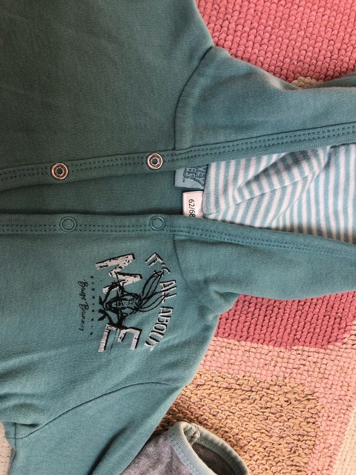 2vestes légères 62/68cm - photo numéro 4