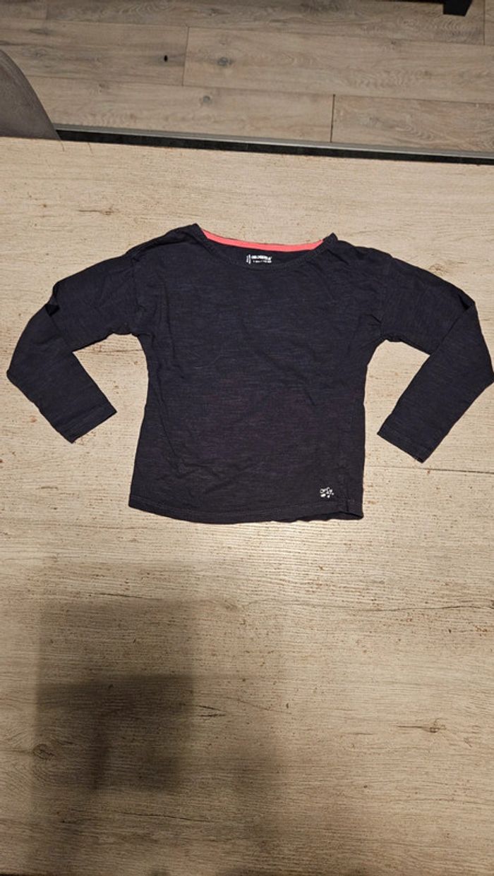 T shirt gris foncé manches longues, Orchestra, 6 ans, nickel