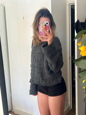 Pull gris Zara 