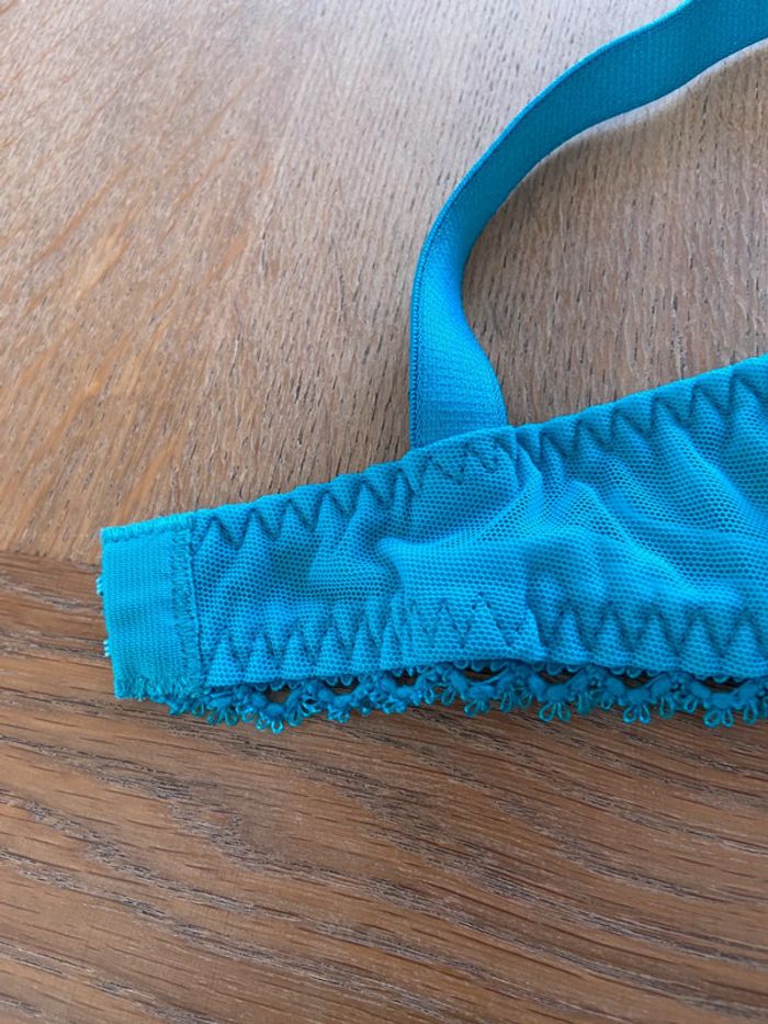Soutien-gorge dentelle turquoise Antinea 90D - photo numéro 8