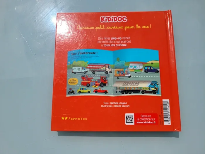 Livre animé de flaps, tirettes.. Kididoc 🚢 Les Transports 🛩 - photo numéro 15