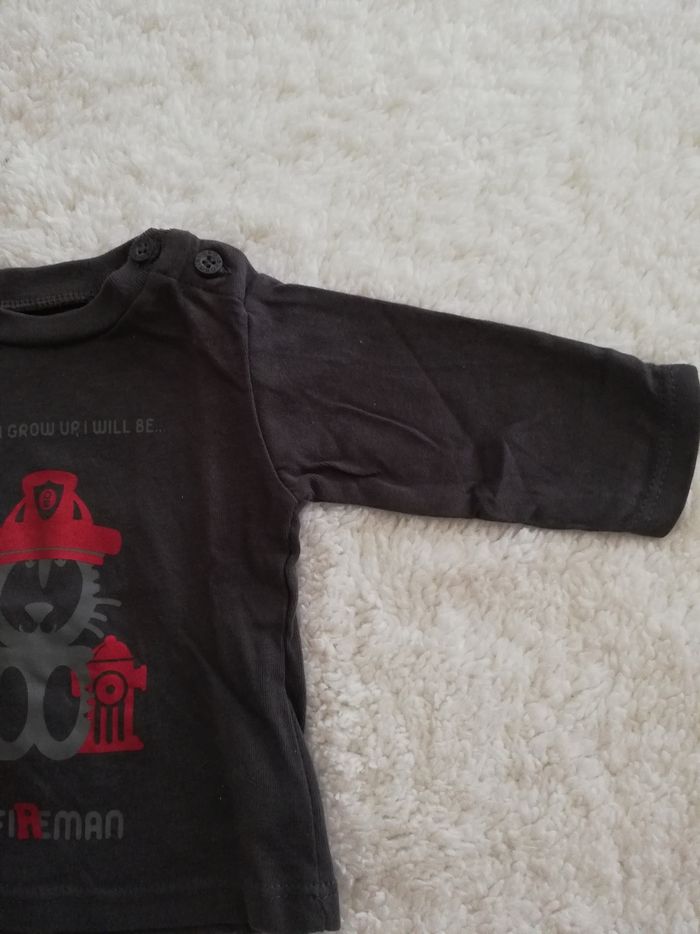 Tee shirt manche longue garçon obaïbi 1 mois - photo numéro 2