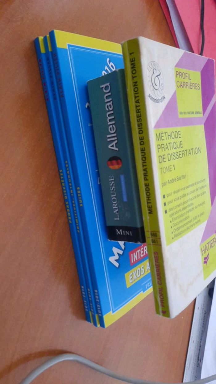 Lot 5 livre annales bac es l et dico allemand - photo numéro 4