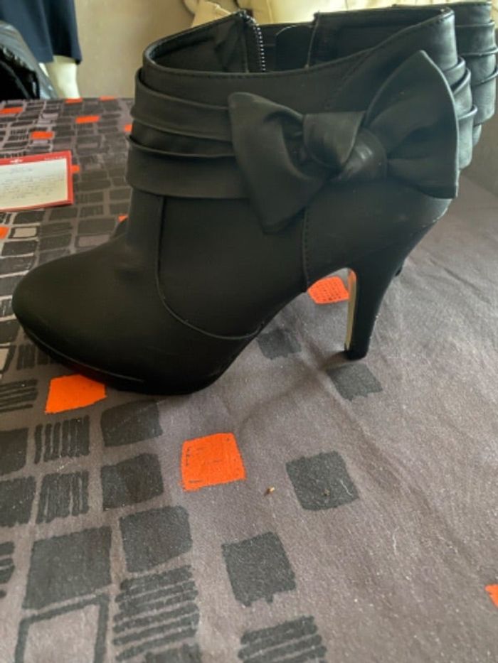 Bottines talons noires P39 Adlum