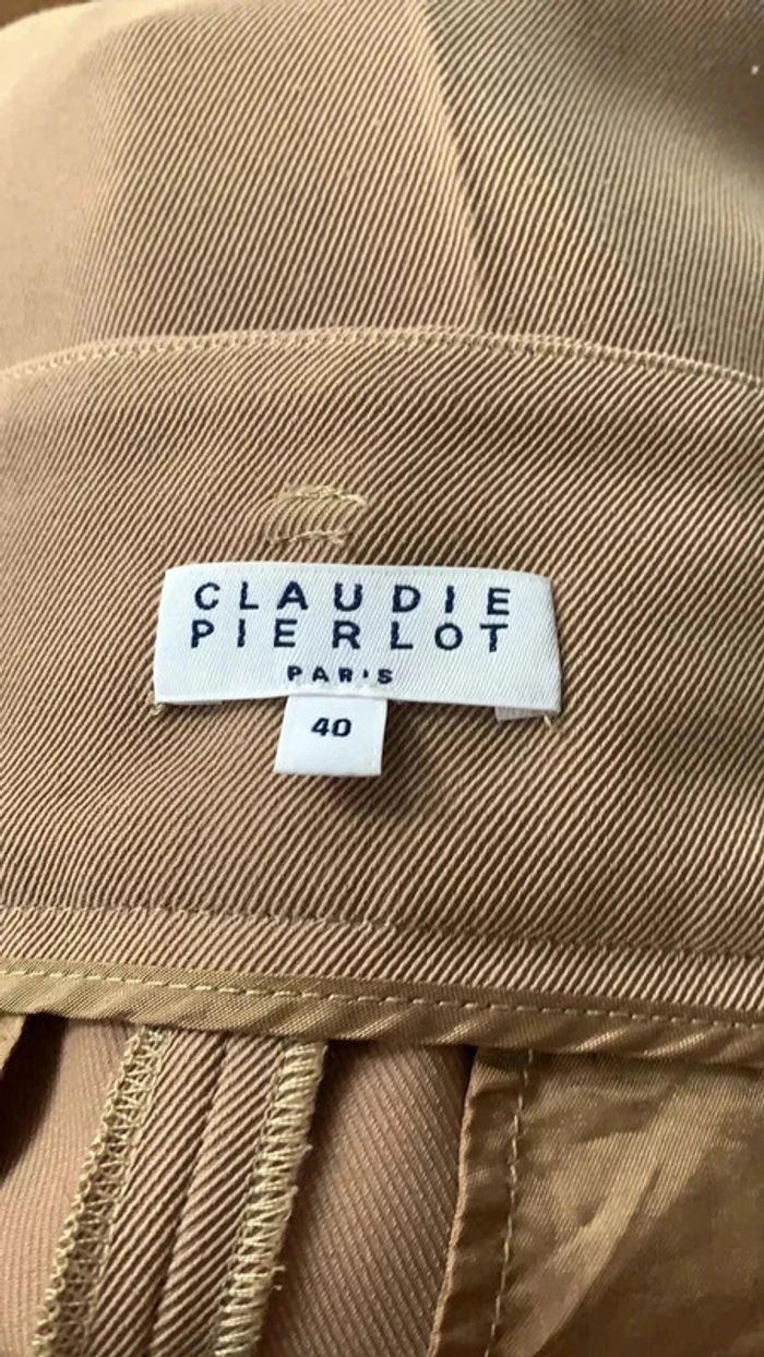 Pantalon Claudie Pierlot beige T:40 - photo numéro 5