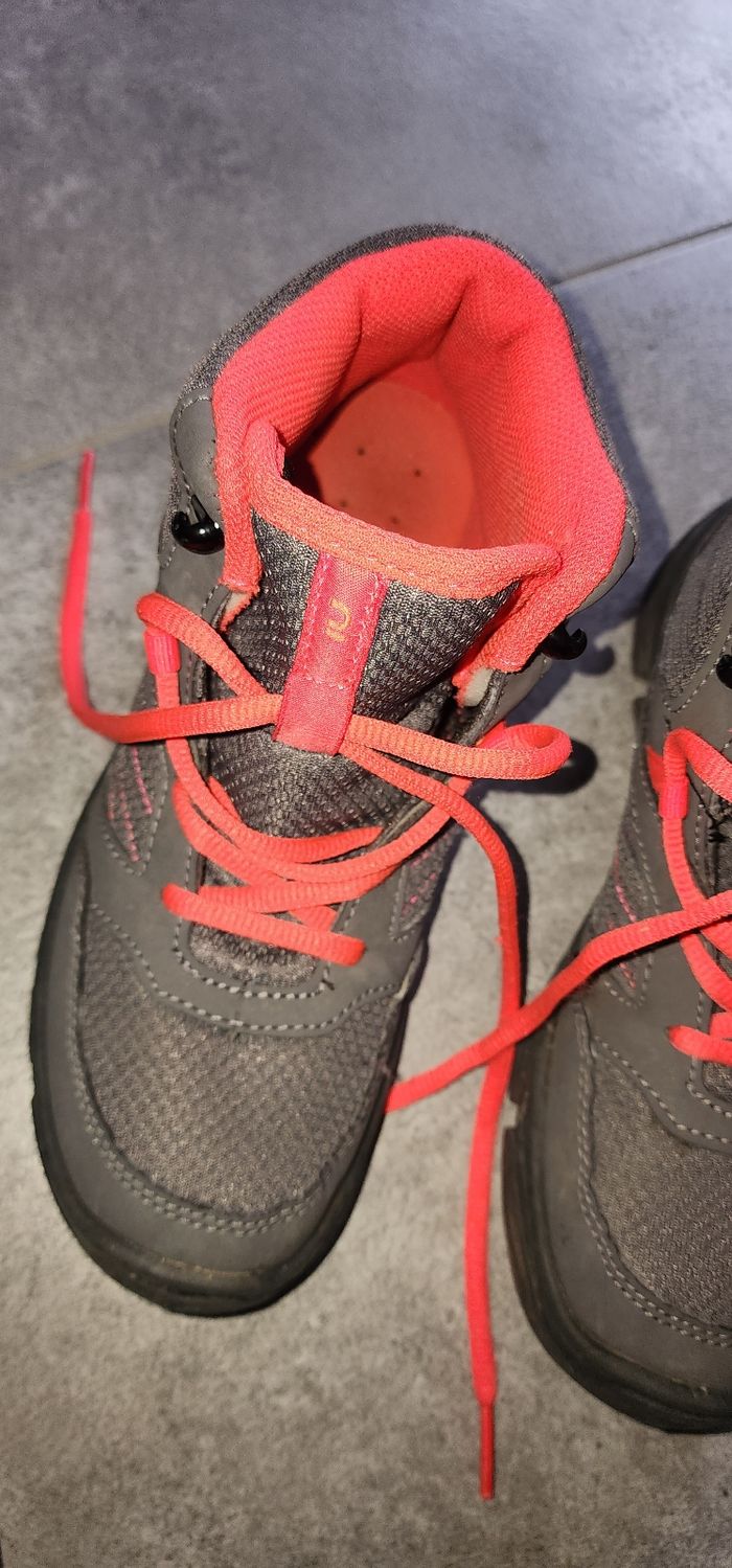 Paire de chaussures de randonnée MH100 MID TW quechua taille 36 - photo numéro 2