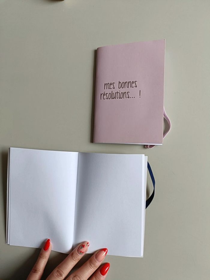 Lot 2 carnets magic moment et bonnes résolutions - photo numéro 3