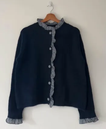 manteau bleu marine