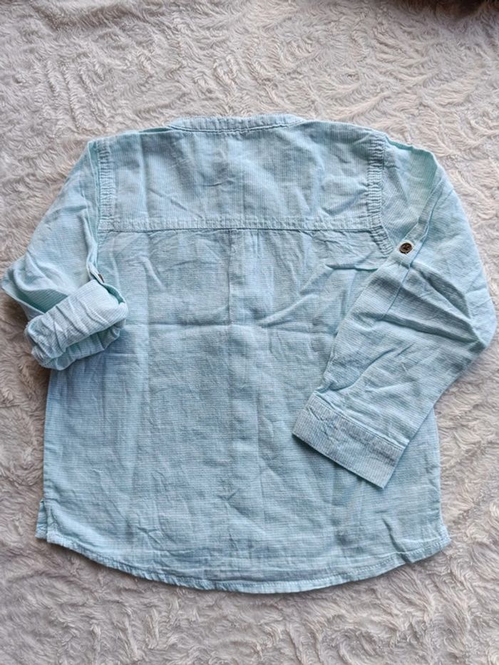 Chemise manches longues Garçon 3 ans col mao Gémo - photo numéro 4