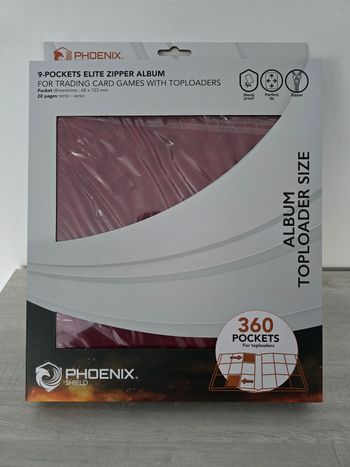 Portfolio Phoenix Shield 360 Toploaders Rouge
