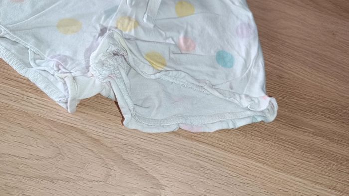 Short blanc à pois multicolores - photo numéro 3