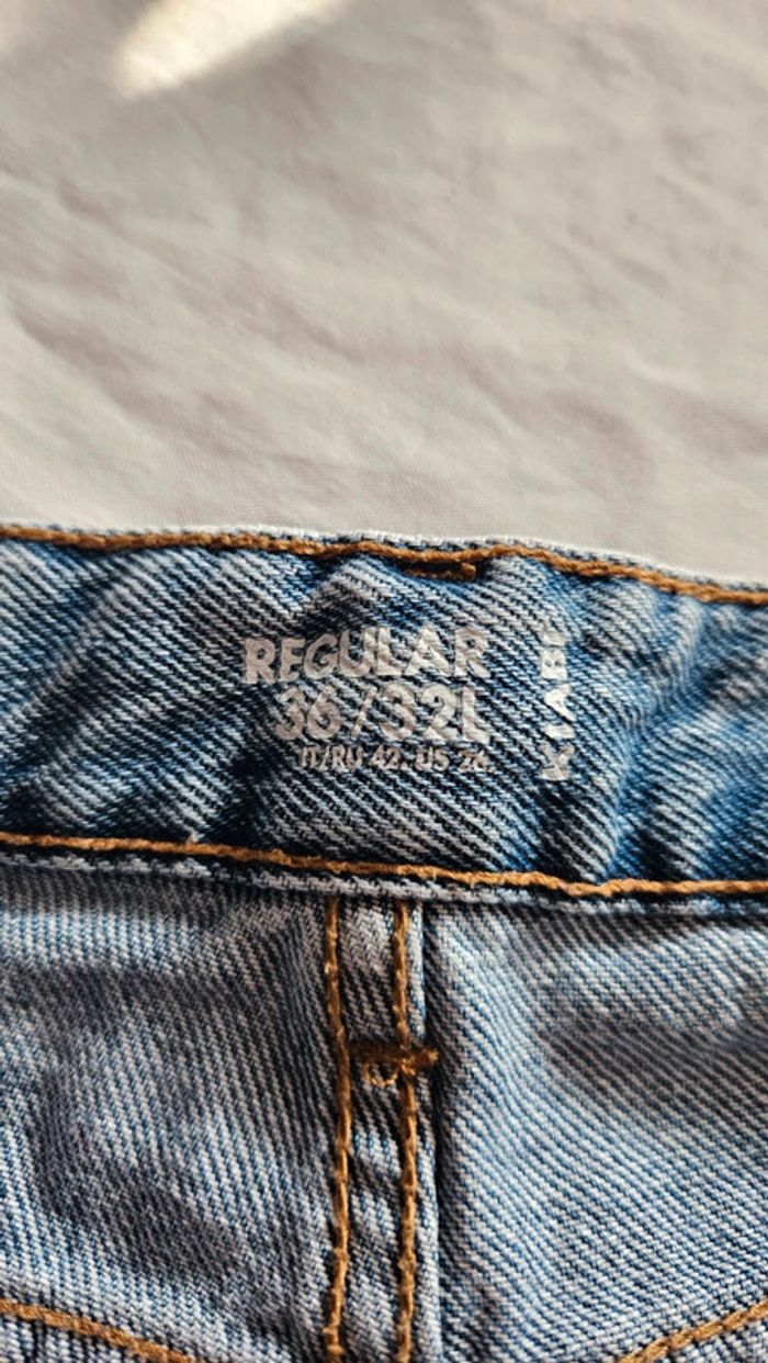 Jean homme Kiabi Regular bleu clair - Taille 36 - photo numéro 3