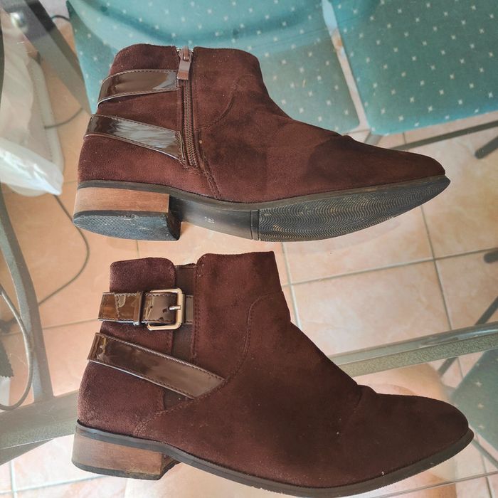 Bottines marron taille 39 - photo numéro 2