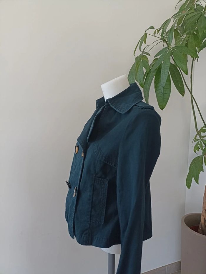 Trench court Mystic noir taille 38 - photo numéro 3