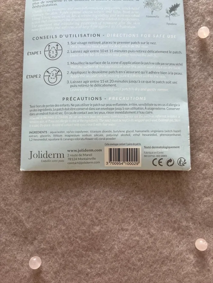Patch points noirs nez de Joliderm - photo numéro 6