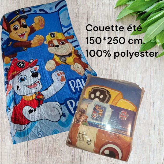 Couette été couvre lit Pat patrouille paw patrol