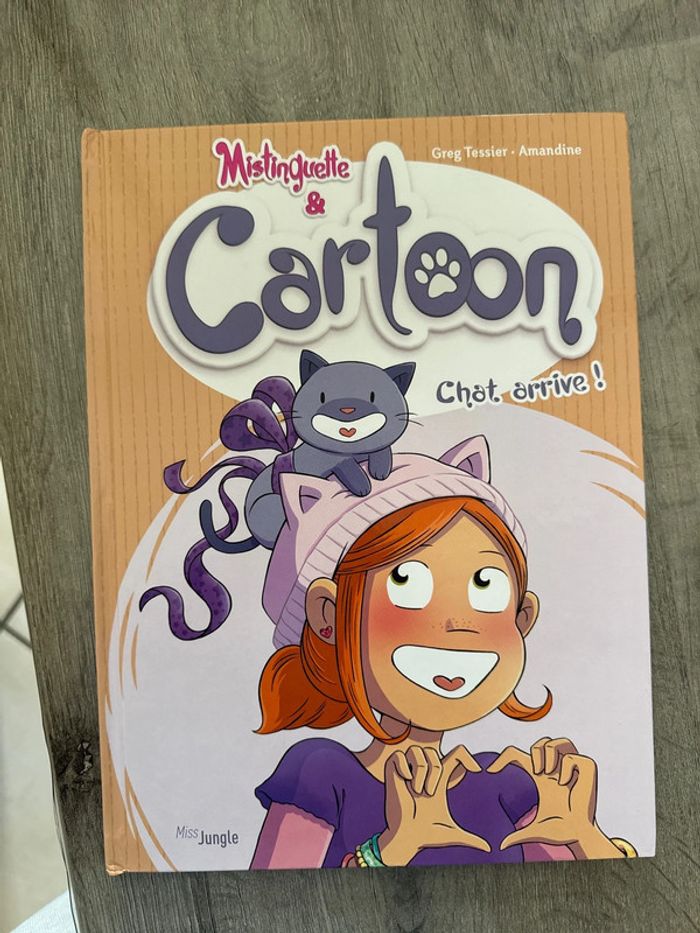 Livre mistinguette & cartoon chat arrive !