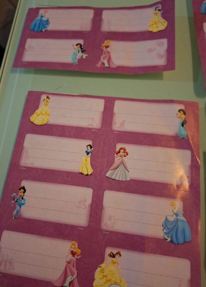 36 étiquettes des princesses Disney - photo numéro 2