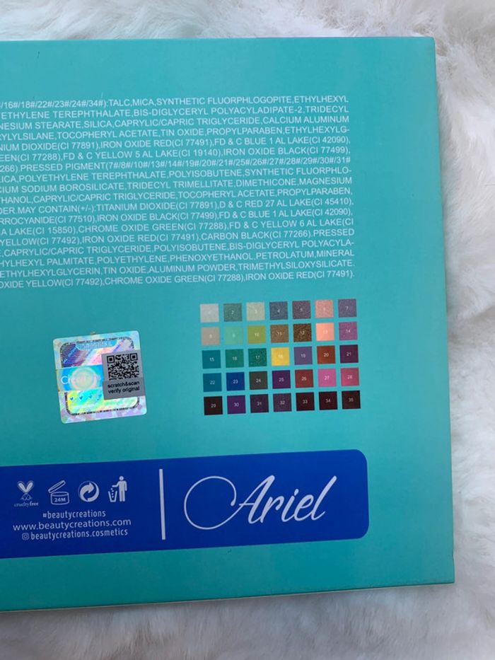 Palette Beauty créations Ariel 35 fards Disney - photo numéro 3