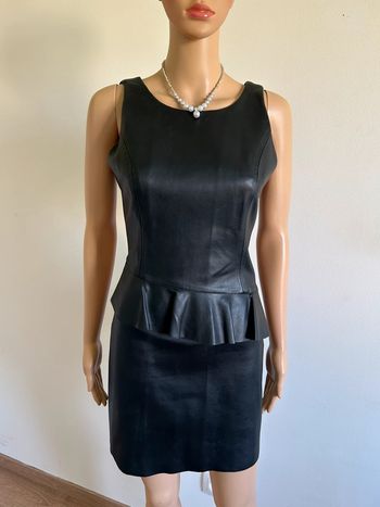 Robe noire en simili cuir Morgan taille 36 jamais portée