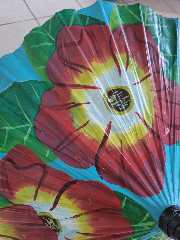 Ombrelle bois vintage - photo numéro 5