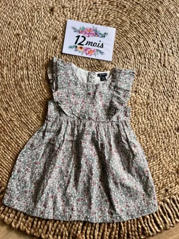 Robe fleurie été kiabi 12 mois