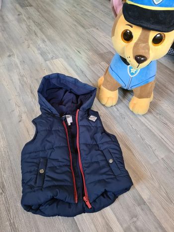 Doudoune sans manche 12 mois