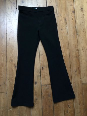 Pantalon noir bootcut 14 ans Zara