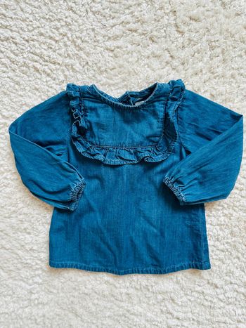 Blouse en jean 12 mois