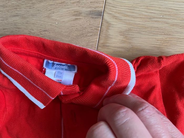 Polo tee shirt manches courtes Jacadi 18 mois - photo numéro 2