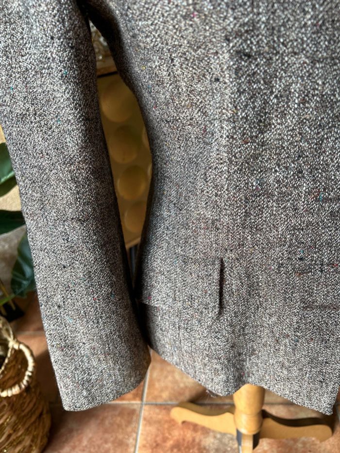 Kookai veste cintrée couleur marron mouchetée multicolores - photo numéro 6