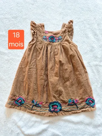 Robe effet velours côtelé
Du pareil au meme
18 mois