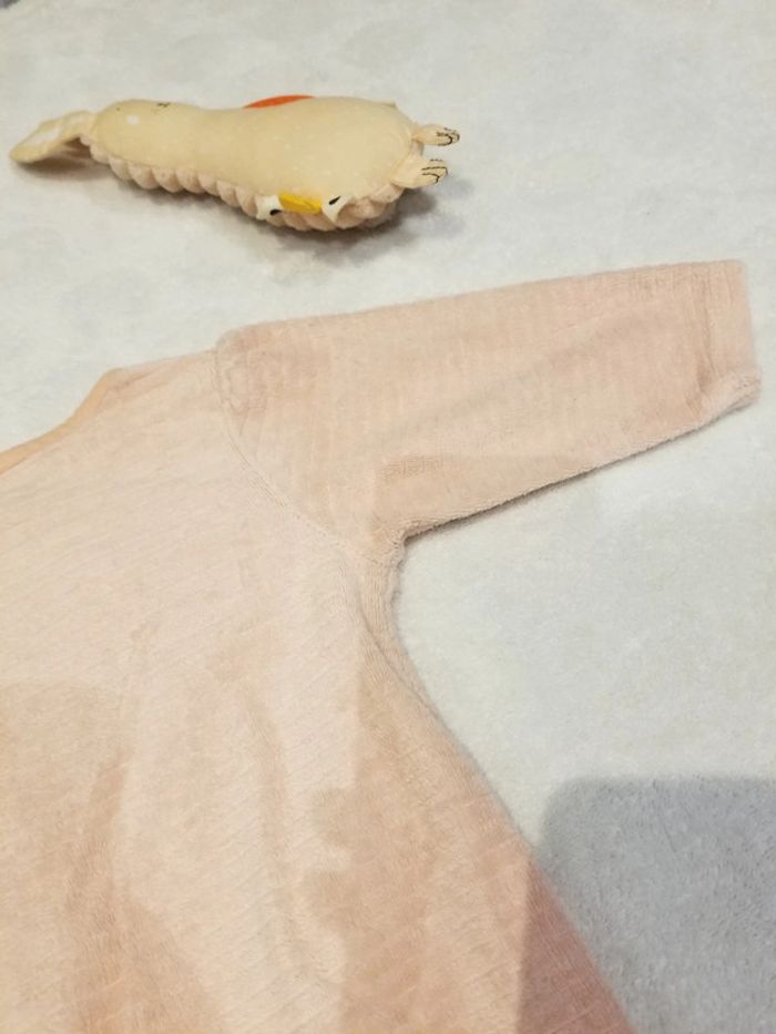 Pyjama renard en velours rose - photo numéro 9