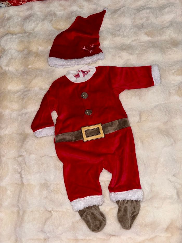 Ensemble père noël 9mois - photo numéro 1