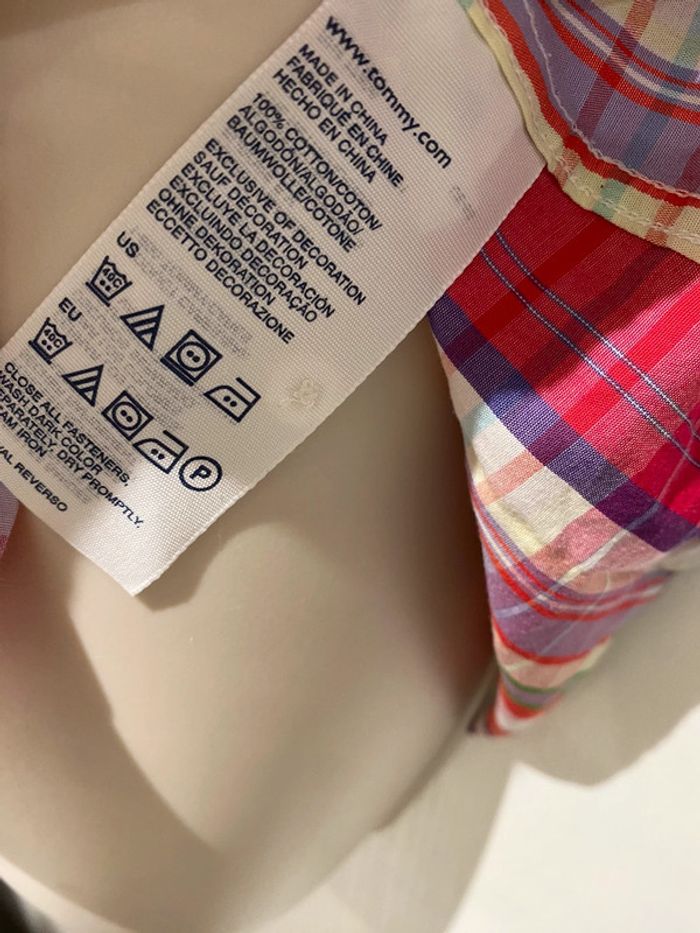Chemise à carreaux, Tommy, finger taille 38/10 - photo numéro 20
