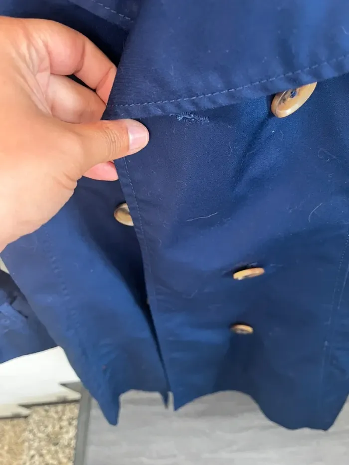 Trench bleu femme H&m - photo numéro 4