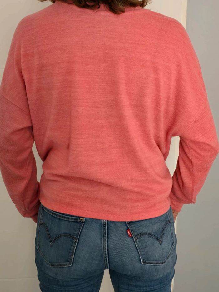 Pull léger corail - photo numéro 3