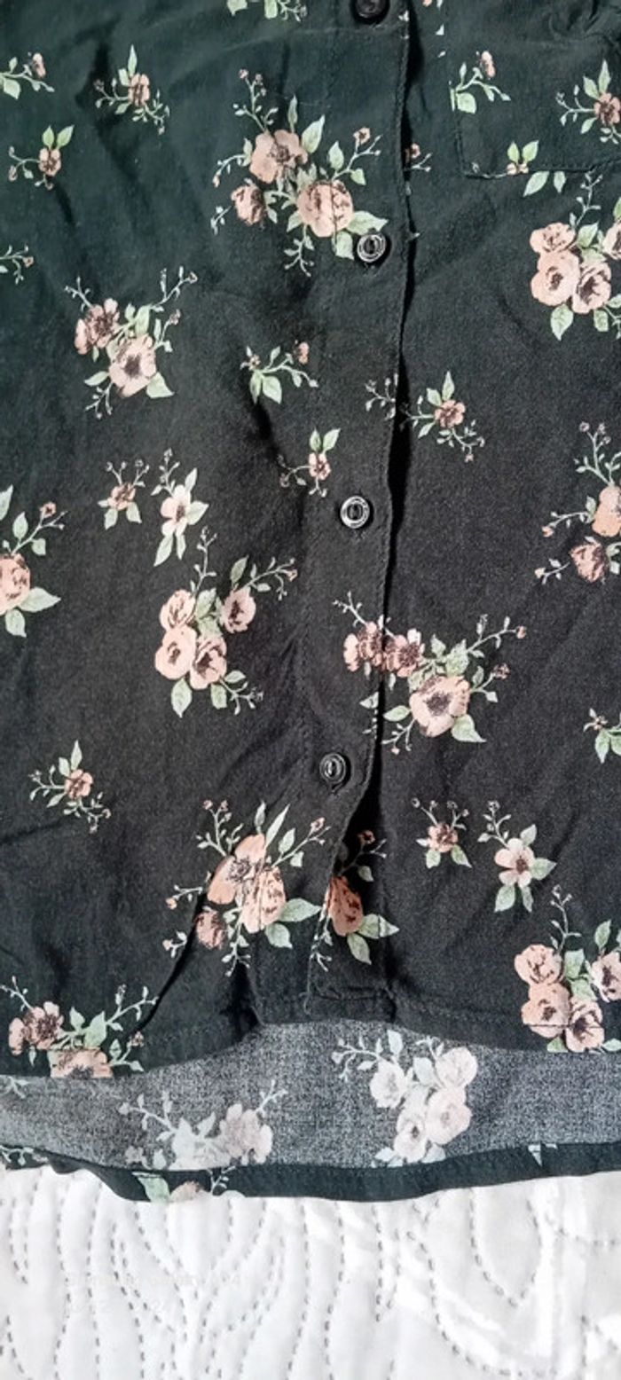 Blouse en viscose motif fleurs fille 152 cm L.O.G.G - photo numéro 9